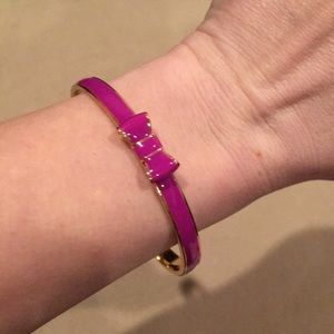 Kate Spade purple bow bangle